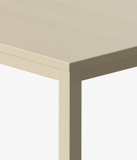 Mesa madera 120 detalle