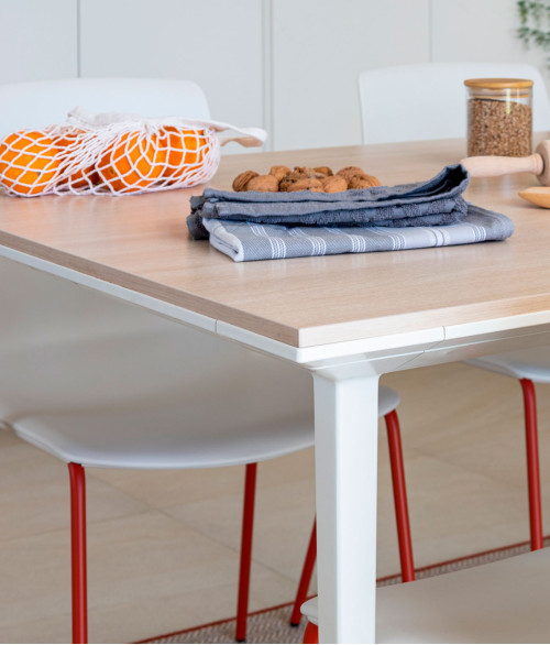 LONGO aluminio acacia perspectiva