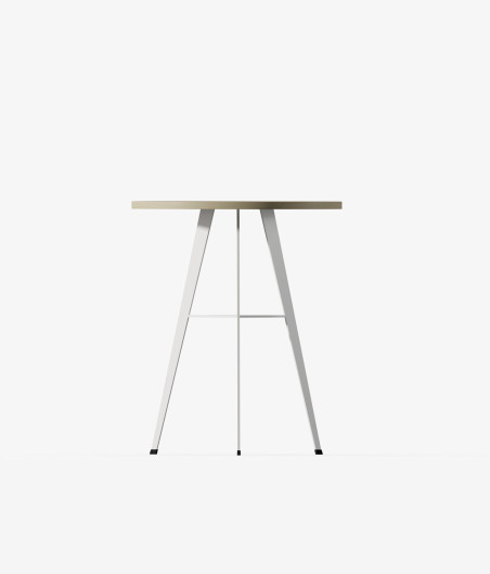 Mesa auxiliar acacia blanca perspectiva 2