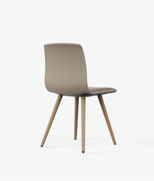 Silla auxiliar noom 50 perspectiva tapizada beige 2