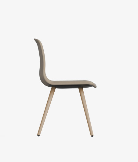 Silla auxiliar noom 50 lateral tapizada beige
