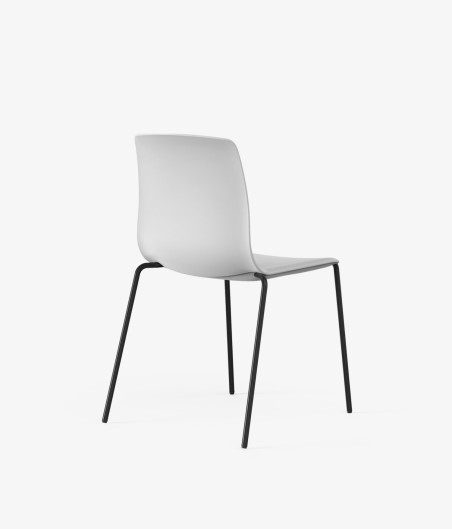 Silla auxiliar noom perspectiva cuatro blanca