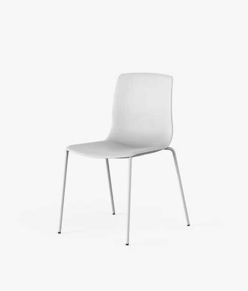 Silla auxiliar noom perspectiva blanca blanca