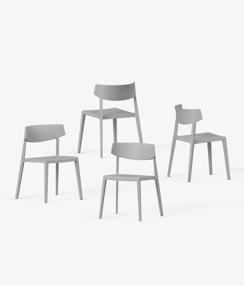 silla wing perspectiva gris 2