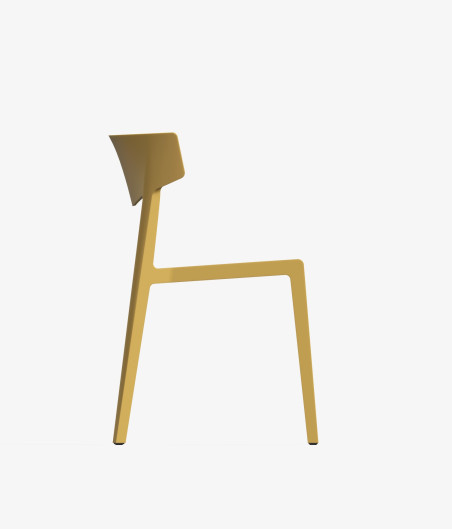 Silla pack 4 Wing color mostaza ➤ Tienda online ACTIU ©