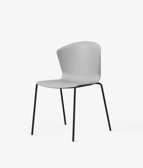 silla auxiliar whass gris perspectiva