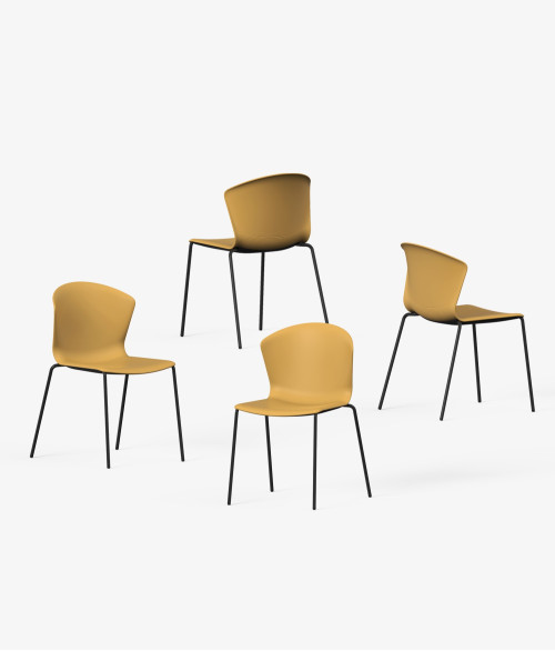 silla auxiliar whass mostaza perspectiva 2