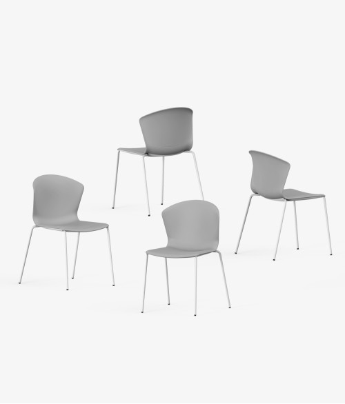 silla auxiliar whass gris perspectiva 2