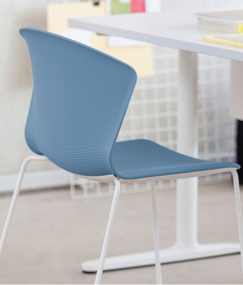 silla auxiliar whass azul perspectiva