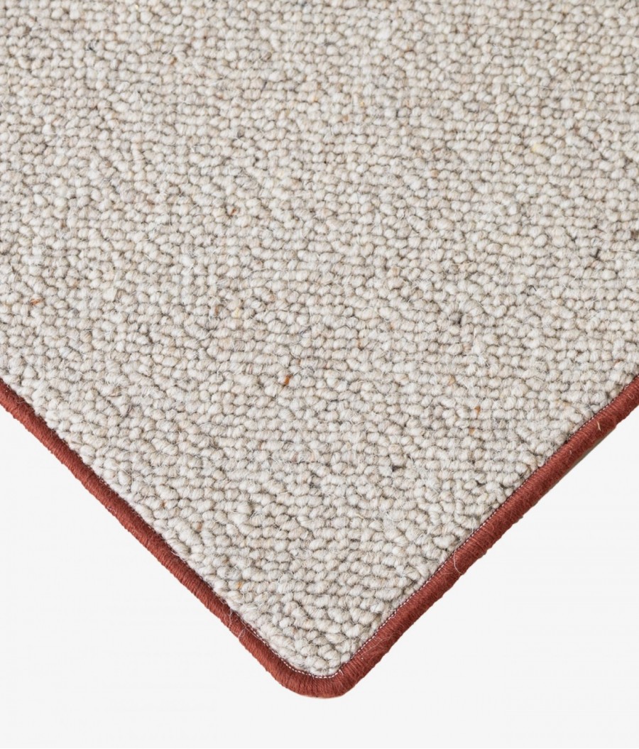 alfombras lana teja